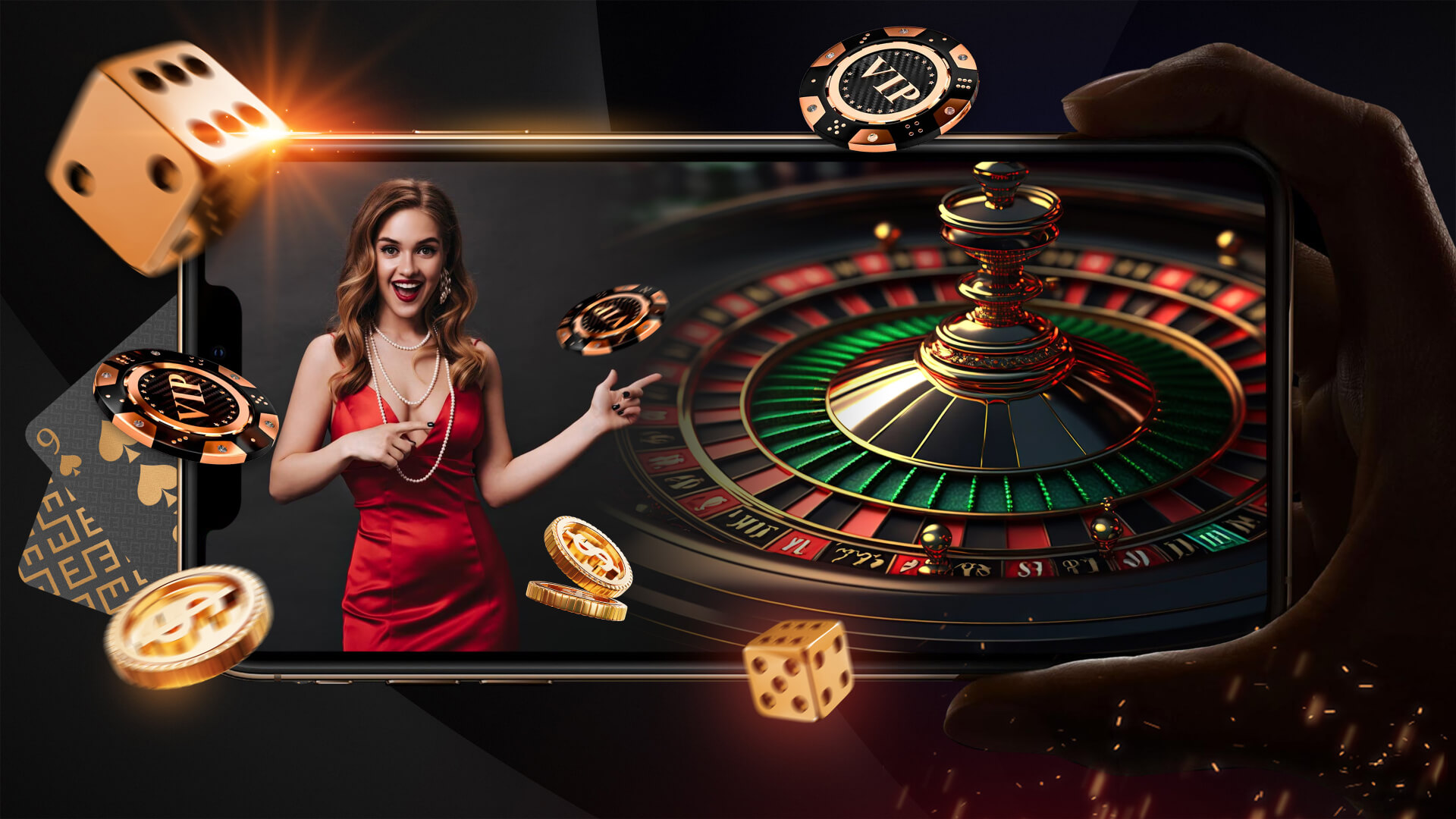 Picture marketing services for online casino banner 1